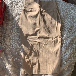 Tan Pencil Skirt Size small